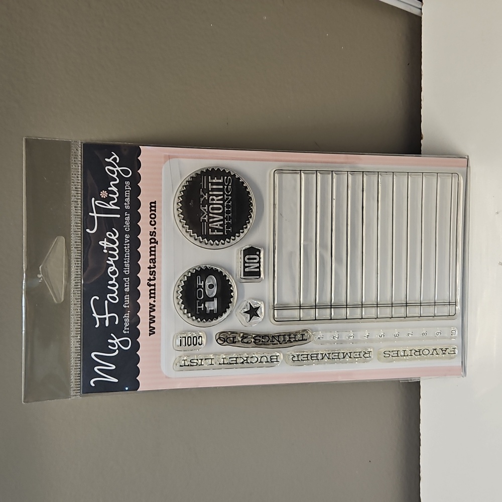 Journal It Top 10 My Favorite Things Stamp Set